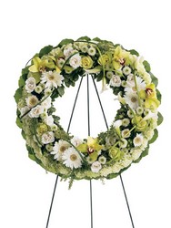 Wreath of Remembrance from Kinsch Village Florist, flower shop in Palatine, IL